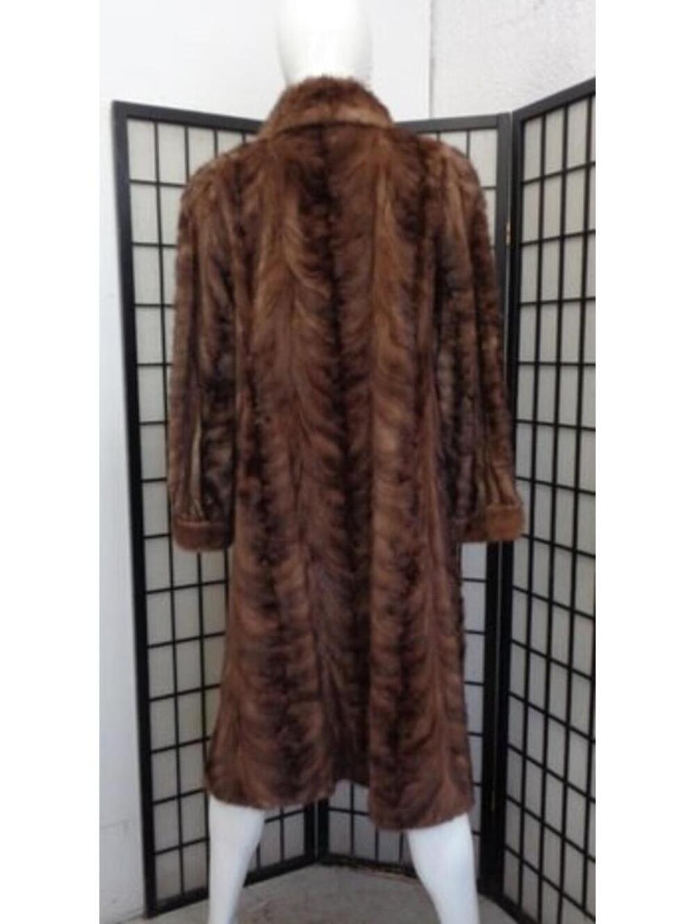 Excellent Canadian Demi Buff Mink Fur Coat Jacket Women Woman Size 8 Medium
